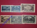 Serienscheine DE 6 Scheine kpl. Schierke , Notgeld Set mit 6 Scheinen in kfr. M/G 1178.1 , SA 1921 -