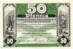 Serienscheine DE 50 Pf. Notgeld Schweich , 50 Pfennig Schein in kfr. Mehl Grabowski 1209.4 , von 1921 , Rheinland Pfalz Seriennotgeld -