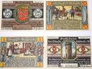 Serienscheine DE 4 Scheine kpl. Notgeld Stadt Lübbecke , Nordrhein Westfalen , kompletter Satz mit 4 Scheinen in kassenfrischer Erhaltung , Seriennotgeld , 819. -