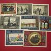 Notgeld 8 Scheine Lobeda , Notgeld Set mit 8 Schienen in kfr. M/G 808.1,3 o.D. Thüringen -