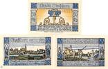 Notgeld De 3 Scheine kpl. Notgeld Stassfurt , Set mit 3 Scheinen , Mehl Grabowski 1256.3 , von 1921 , Sachsen Anhalt Seriennotgeld -