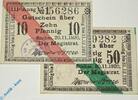 Kleingeld 1914-1922 DE 2 Scheine kpl. Notgeld Stuhm , Set mit 2 Scheinen , IIId , Tieste 7215.05.25 und 26 , von 1920 , deutsch Westpreussen Verkehrsausgabe -