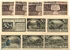 Serienscheine DE 10 Scheine kpl. Notgeld Suderode im Harz , Set mit 10 Scheinen , Mehl Grabowski 1292.1 , von 1921 , Sachsen Anhalt Seriennotgeld -
