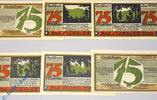 Notgeld De 6 Scheine kpl. Suderode , Notgeld Set mit 6 Scheinen in kfr. M-G 1292.2-3 , Sachsen Anhalt 1921 -