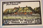 DE 50 Pfennig Notgeld Tinnum , 50 Pfennig Schein , Mehl Grabowski 1326.1 , von 1921 , Schleswig Holstein Seriennotgeld -