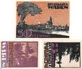 Notgeld DE 3 Scheine kpl. Notgeld Waren , Reutergeld , Set mit 3 Scheinen , Mehl Grabowski 1377.1 , Mecklenburg Vorpommern Serien Notgeld -