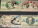 Seriennotgeld Deutschland 6 Scheine kompl. Notgeld Weimar 1398.5 , Goethe und Schiller Set mit 6 Scheinen in kfr. von 1921 -