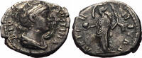 Römische Kaiserzeit AR Denarius Diva Faustina I (Died 140/1) -