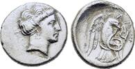 Greek Tetradrachm Euboia. Chalkis, c. 338-308 BC. Drachm s