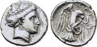 Greek Euboia. Chalkis, c. 338-308 BC. Drachm Tetradrachm c. 338-308 s