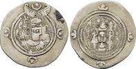 Greek  Sasanian. Khusro II, 591-628. AR Drachm VF