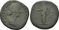 roman empire sestertius Faustina Junior (Augusta, 147-175). Æ Sestertius -