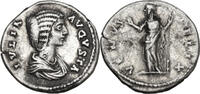 Roman Empire  Julia Domna (died 217 AD). AR Denarius VF