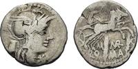 Roman Republic M. Marcius Mn.f, 134 BC. Denarius Denarius 134 BC. s