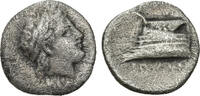 Greek  Bithynia, Kios, c. 345-315 BC. AR 1/4 Drachm