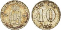 Sweden 10 Öre Sweden. Oscar II (1872-1907). AR 10 Öre 1880. -