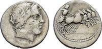 Roman Republic Gargilius, Ogulnius, and Vergilius. 86 BC. AR Denarius AR Denarius 86 BC. s