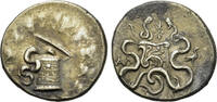Greek Circa 166-67 BC Lydia. Tralles. AR Tetradrachm Cistophoric standart