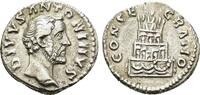 Roman Imperial  Divus Antoninus Pius (died 161). AR Denarius VF
