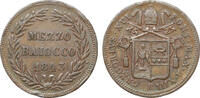 Papal States Kirchenstaat 1/2 baiocco 1843 Gregory XVI VF+ 33.81 £  +  10.40 £ shipping