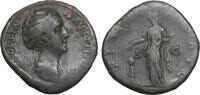 Roman empire Sestertius 141-146 Diva Faustina I VF+ 102.55 &pound;  +  13.67 &pound; shipping