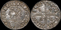 England / London Aethelred II (978-1016) Helmet Type Penny, Wulfstan Penny 978-1016 UNC