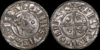 England / Lincoln penny Aethelred II (978-1016) Crux type, Æthelnoth UNC