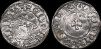 England / Lincoln Edward der Bekenner, Typ „Kleines Kreuz“, Leofwine Penny 1042-1066 XF