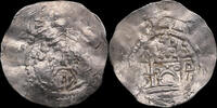 Mainz-Königliche Münzstätte Heinrich III (1039-1056) and Erzbischof Lupold von Bogen (1051-1059) Denar ND (1051-1036) XF-