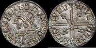 England / London Penny Aethelred II (978-1016) Helmet Type, Wulfwine AU/UNC