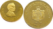 Jordan 25 Dinars Hussein bin Talal - Gold -