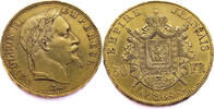 France 50 Francs Napoleon III - Gold -