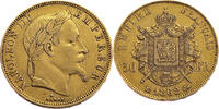 France 50 Francs Napoleon III - Gold -