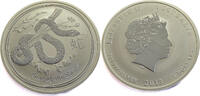 Australia 2 Dollars Year of the Snake - Elizabeth II - Silver -