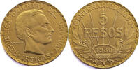Uruguay 5 Pesos Constitution Centennial - Gold -
