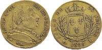 France 20 Francs Louis XVIII - Gold -