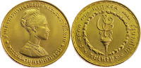 Thailand 600 Baht Rama IX - Queen Sirikit - Gold -