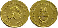 Hungary 50 Forint 1961 Franz Liszt - Gold Proof 550.12 &pound;  +  14.35 &pound; shipping