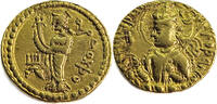 India, Kushan Empire AV Dinara Huvishka - Gold -
