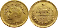 Iran 1/2 Pahlavi Mohammed Reza Pahlavi - Gold -