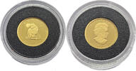 Canada 50 Cents The wolf - Elizabeth II - Gold -
