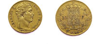 France 20 Francs Charles X - Gold -