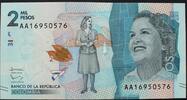 Kolumbien 2.000 Pesos P.458 a / Serie AA -