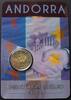 Andorra 2 Euro BiMe / in Original- Coincard / 25 Jahre Zollunion mit der EU -