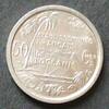 Französisch Ozeanien 50 Centimes S.1 / Al / Sitzende Minerva mit Fackel der Weisheit - Küstenszene -
