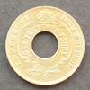 Nigeria und Britisch Westafrika 1/10 Penny S.1 a / K-N / Edward VII. , Krone über Wertangabe - Hexagramm -