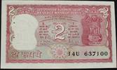 Indien 2 Rupees P. 53A b / Sign.85 -