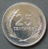 El Salvador 25 Centavos S.46 a / E, N galv. / Jose Matias Delgado - Wert im Kranz -