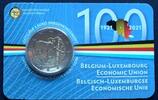 Belgien 2 Euro S.Neu / BiMe / 100 Jahre Belgisch-Luxemburgische Wirtschaftsunion -