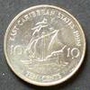 Ostkaribische Staaten 10 Cents S.38 / K-N / Elizabeth II. - Flagschiff von Francis Drake 'Golden Hind' -